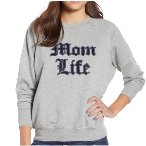 Good American Mom Life Sweatshirt Mother’s Day - Picture 1 of 5